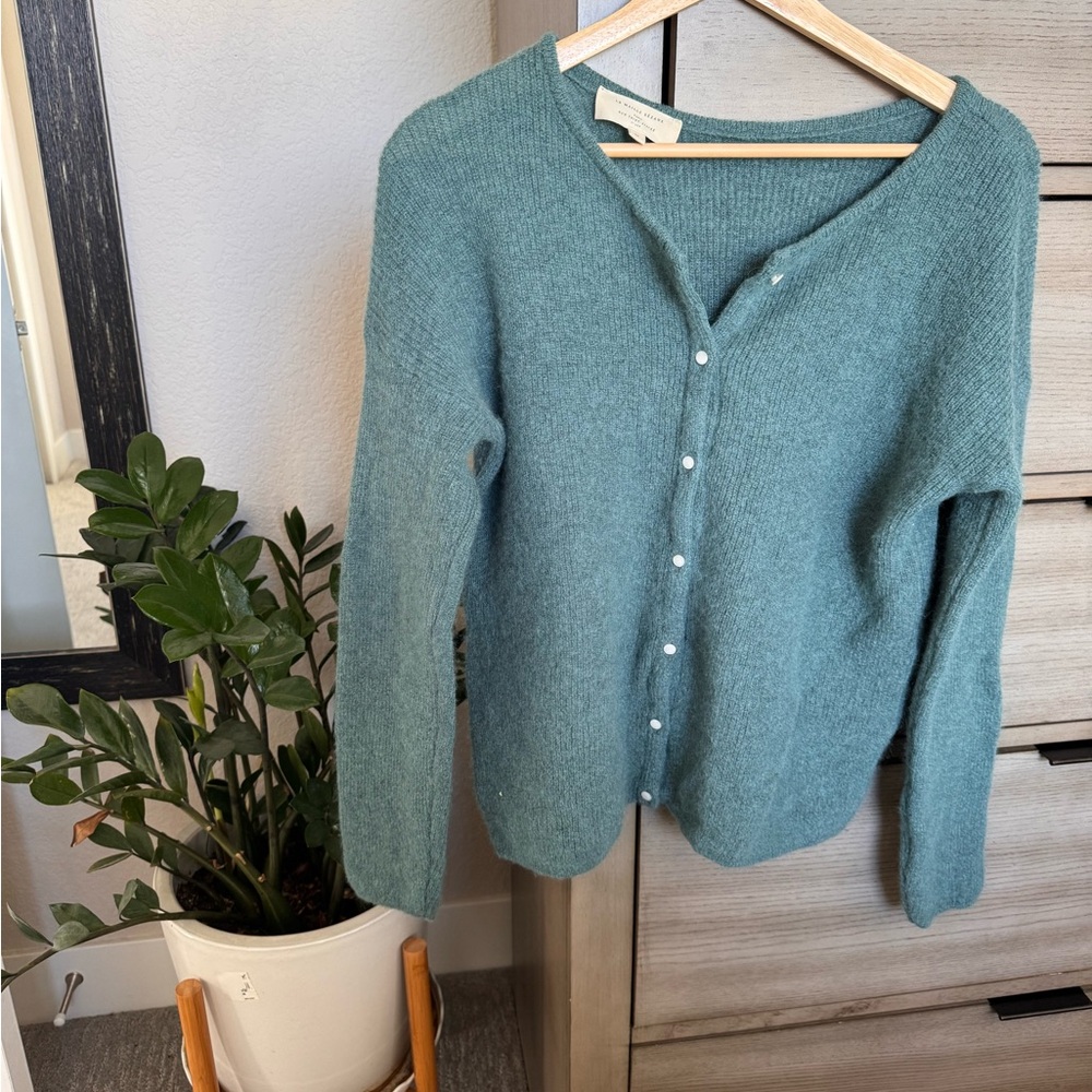 Sezane Gaspard Cardigan in Sage | M - Picture 3 of 6